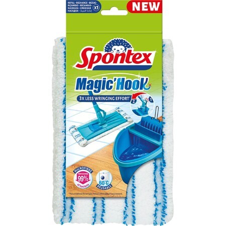 Crochet magique Spontex, remplacement de la serpillière