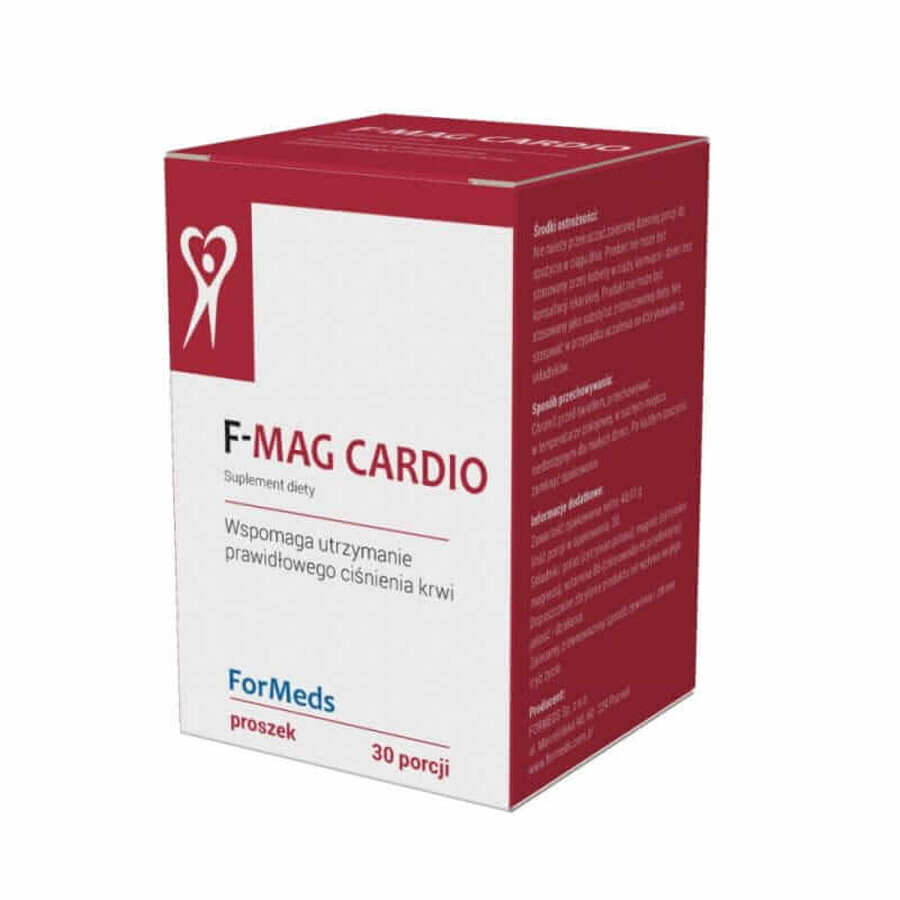 Pulbere MAG CARDIO potasiu + magneziu (30 porții) Formeds