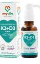 Vitamina K2 100 mcg + D3 4000 UI picături FORTE 30 ml MyVita