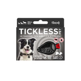 TICKLESS PET BLACK Ultrasonic tick protection device for pets