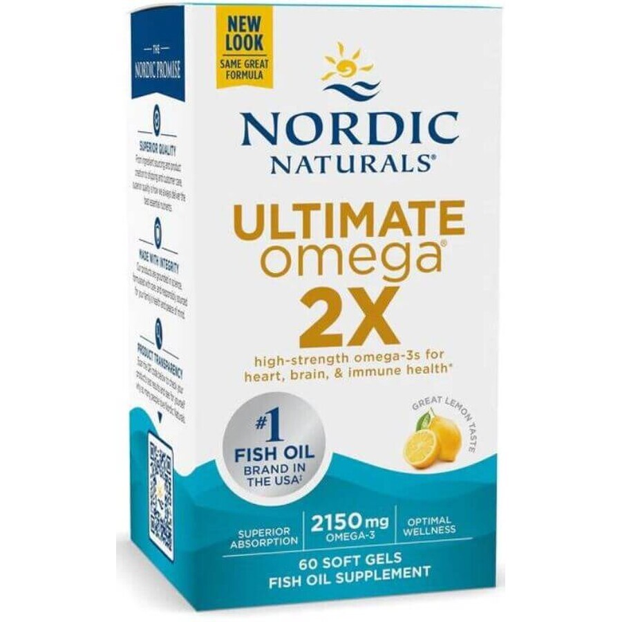 Ultimate Omega 2X 2150 mg (60 capsule) Nordic Naturals