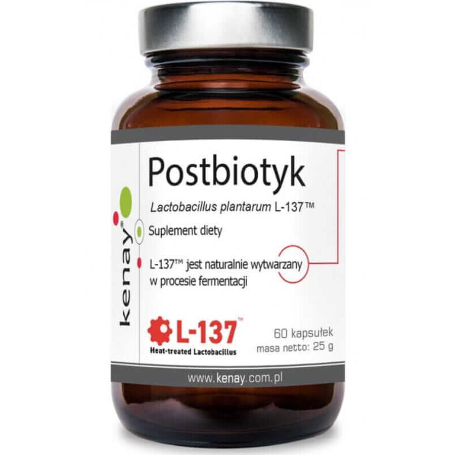 Postbioticum Lactobacillus plantarum L-137, 60 capsules Kenay