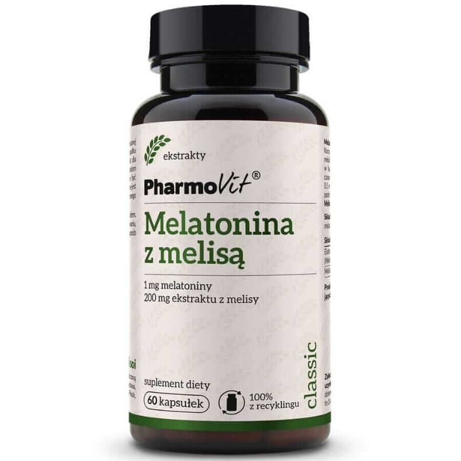 Melatonin with melissa 60 capsules Pharmovit Classic