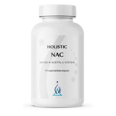 NAC holístico N-acetil-L-cisteína 500 mg 90 cápsulas