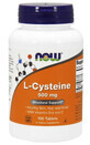 L-cisteină 500mg 100 comprimate Now Foods