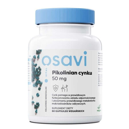 Osavi Picolinat de zinc 50 mg - 60 capsule