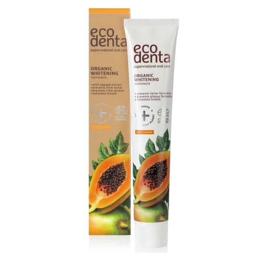 Dentífrico blanqueador con extracto de papaya 75ml Ecodenta