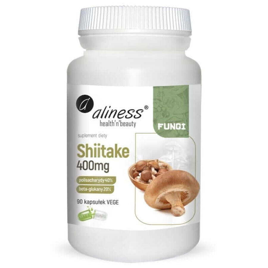 Shiitake 400 mg, 90 capsule Aliness