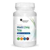 Trio de cupru 2,5 mg, 100 comprimate, Aliness