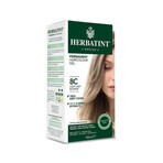 Herbatint, vopsea de păr permanentă, Light Ash Blonde - 8C