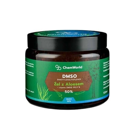 Gel DMSO 50% con Aloe Vera 500 ml ChemWorld