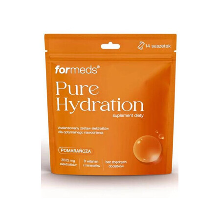 Pure Hydration electroliți aromă de portocale 14 pliculețe Formeds