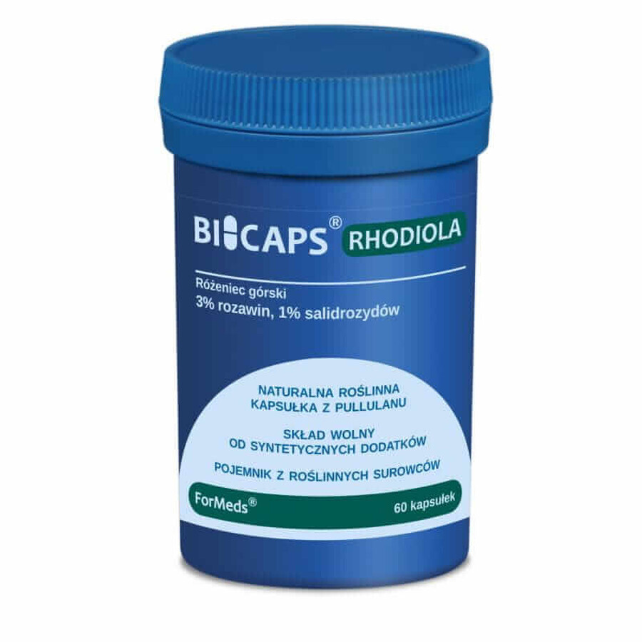 Bicaps Rhodiola (Rhodiola rosea) 60 capsules Formes