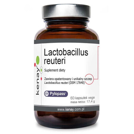 Lactobacillus reuter Pylopass 60 cápsulas Kenay