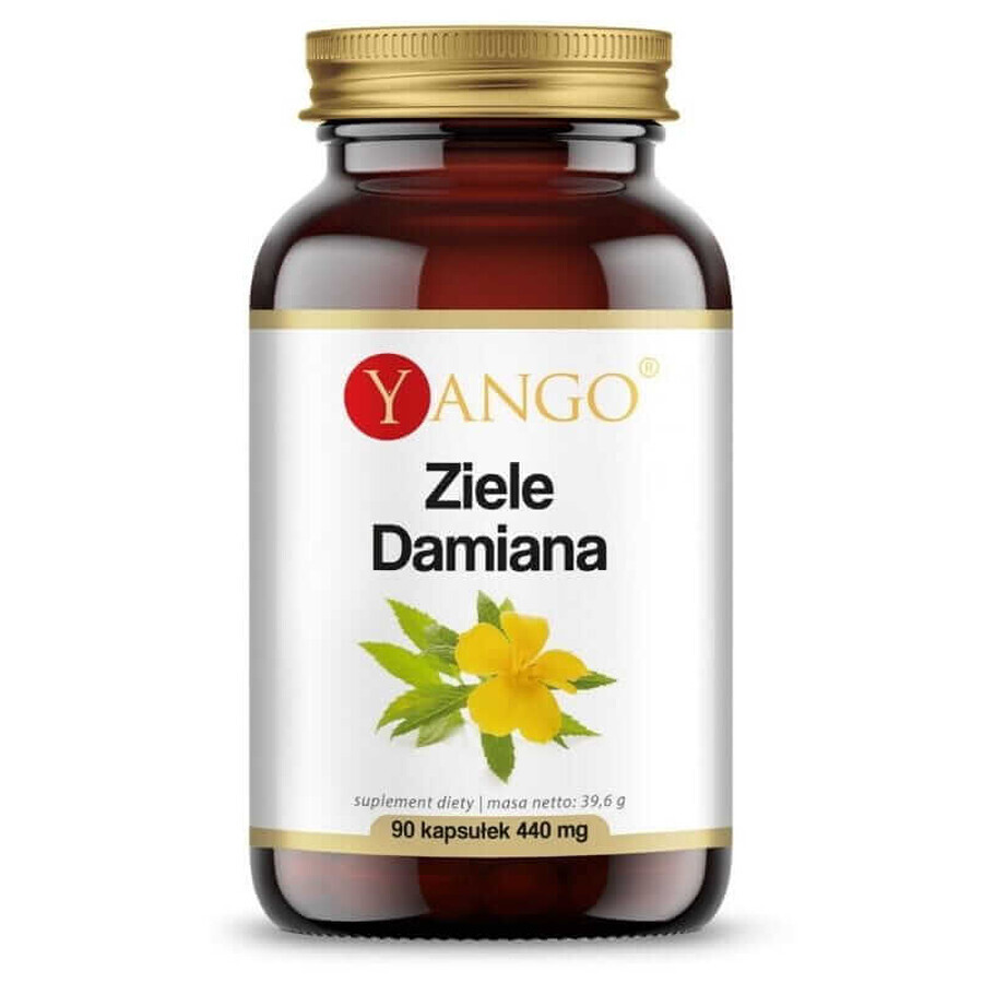 Damiana plantă 90 capsule Yango