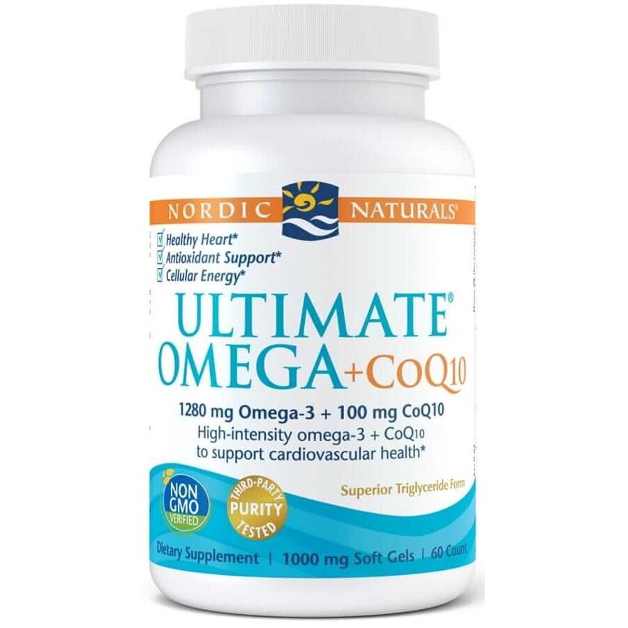 Ultimate Omega 1280 mg + CoQ10 (60 caps) Nordic Naturals