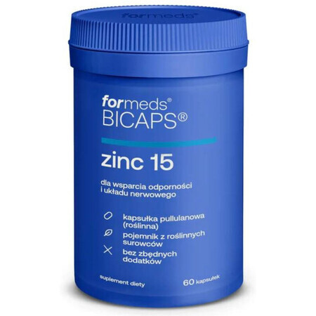 Bicaps Zinc 15 - Zinc - 60 caps Formeds