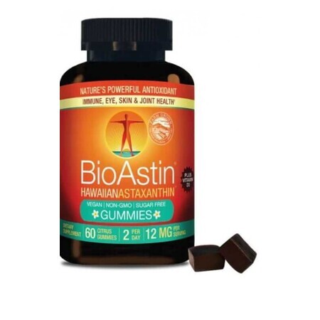 BioAstin GUMMIES Astaxantina 6 mg (60 gominolas veganas)