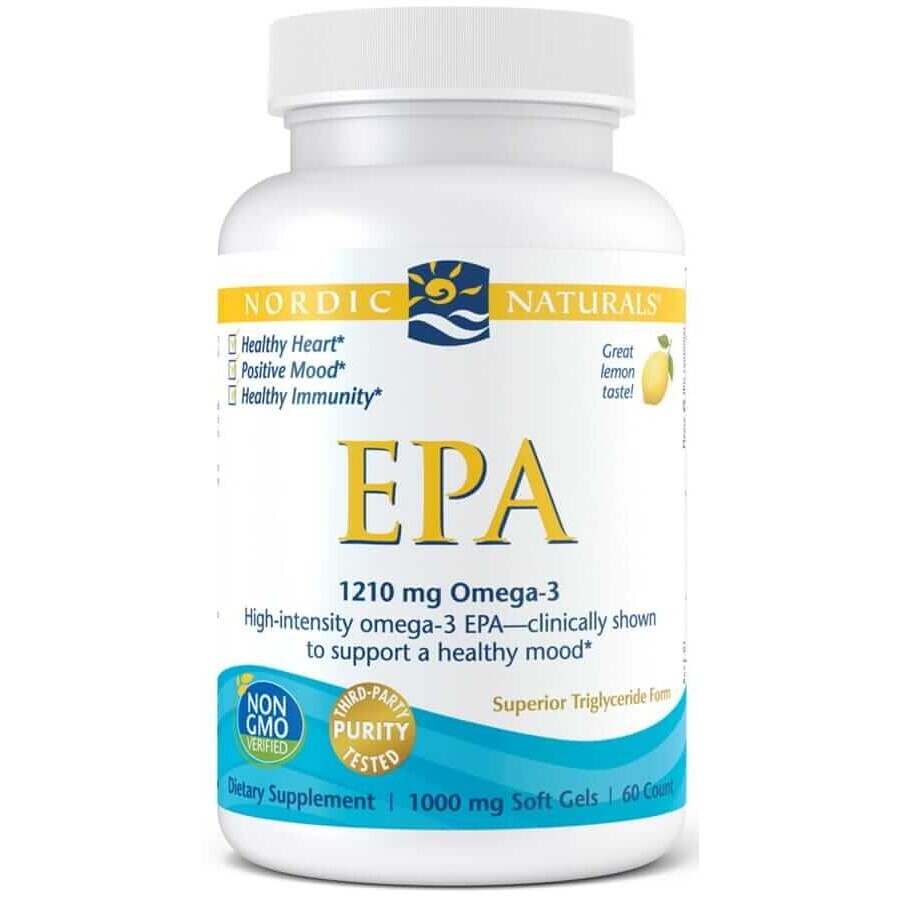 EPA 1210 mg Omega 3 Limón 60 cápsulas me Nordic Naturals