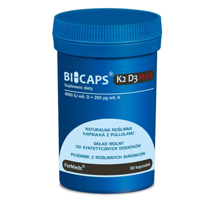 Bicaps K2 D3 Max 60 capsule Formeds