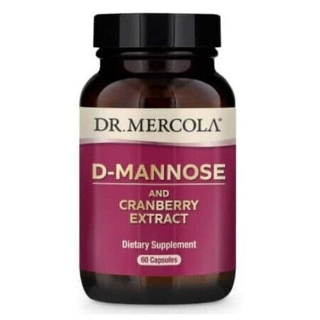 D-Mannose with cranberry 60 capsules - Dr. Mercola