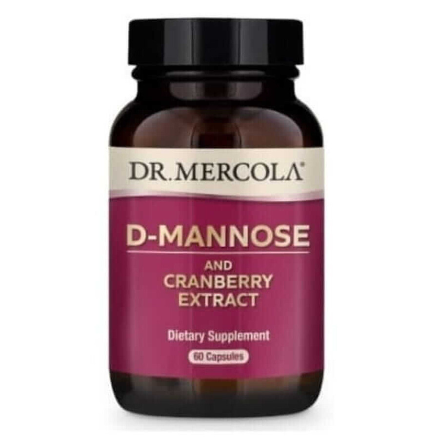 D-Mannose with cranberry 60 capsules - Dr. Mercola