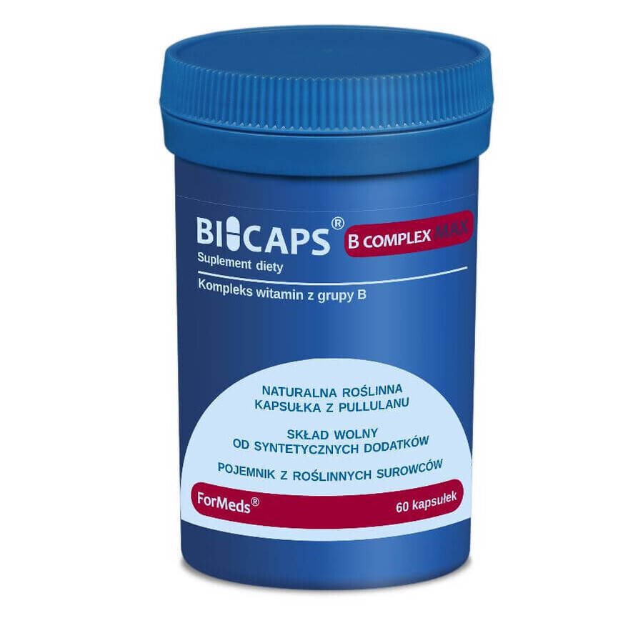 Bicaps B Complex Max 60 cápsulas - Formeds