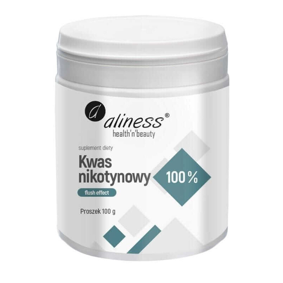 100% reines Nikotinsäurepulver 100% reine Waschwirkung 100 g Aliness