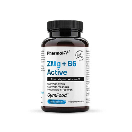 ZMg + B6 Aktiv 120 Kapseln GymFood Pharmovit