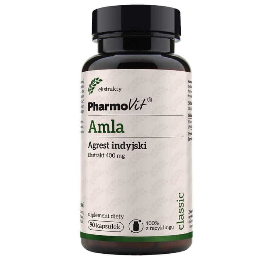 Amla Indian Horseradish 4:1 400 mg 90 capsules Pharmovit