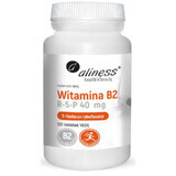 Vitamina B2 R-5-P (riboflavină) 40 mg 100 Vege tab Aliness