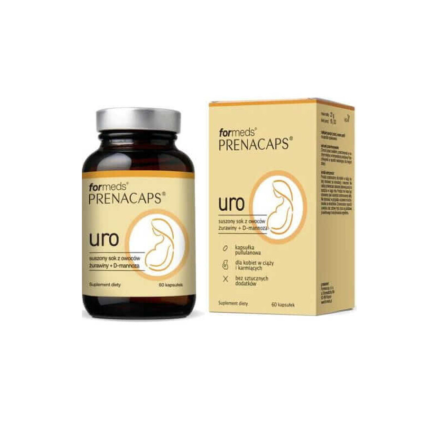 Prenacaps Uro Cranberry + D-mannose 60 capsule Formeds