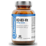 K2 + D3 4000 UI Vit Softgel Active 60 caps Pharmovit Clean Label