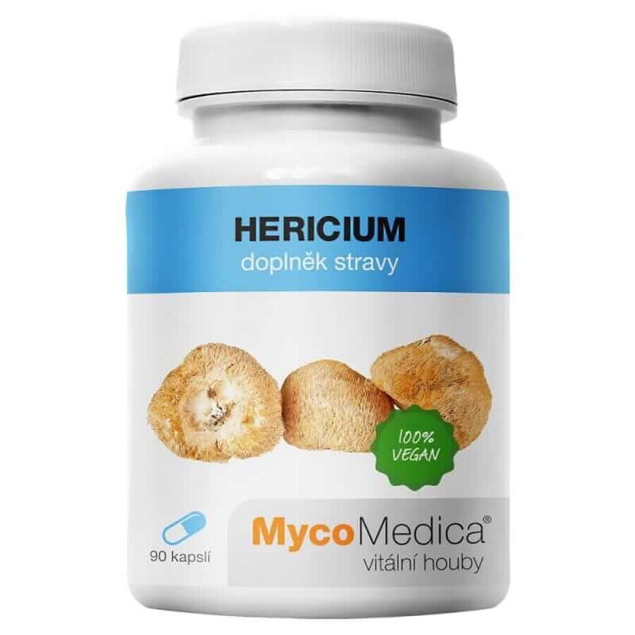 Hericium (coneflower) 30% polysaccharide 90 capsules MycoMedica