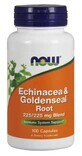 NOW Foods Echinacea &amp; Goldenseal rădăcină Coneflower 100 caps