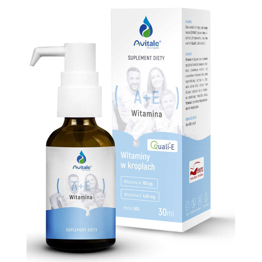 Vitamina A+E picături 30 ml Avitale