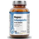 Magneziu + Ashwagandha Stress Complex 60 capsule PharmoVit Clean Label