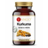 Estratto di curcuma 10:1 + piperina 60 capsule Yango