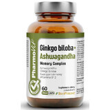 Ginkgo biloba + Ashwagandha Memory Complex 60 capsule PharmoVit Clean Label