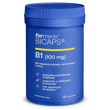 BICAPS B1 (Thiamine) 60 vegetarian capsules - Formeds