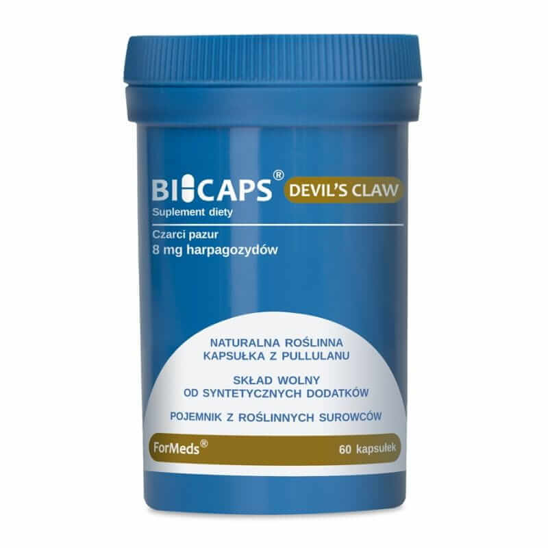 BICAPS Gheara Diavolului ( Gheara Neagră) Extract 200 mg 60 capsule. Formate