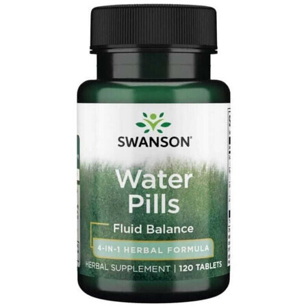 Swanson Water Pills Excess Water 120 comprimés