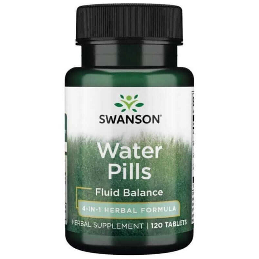 Swanson Water Pills Excess Water 120 comprimés