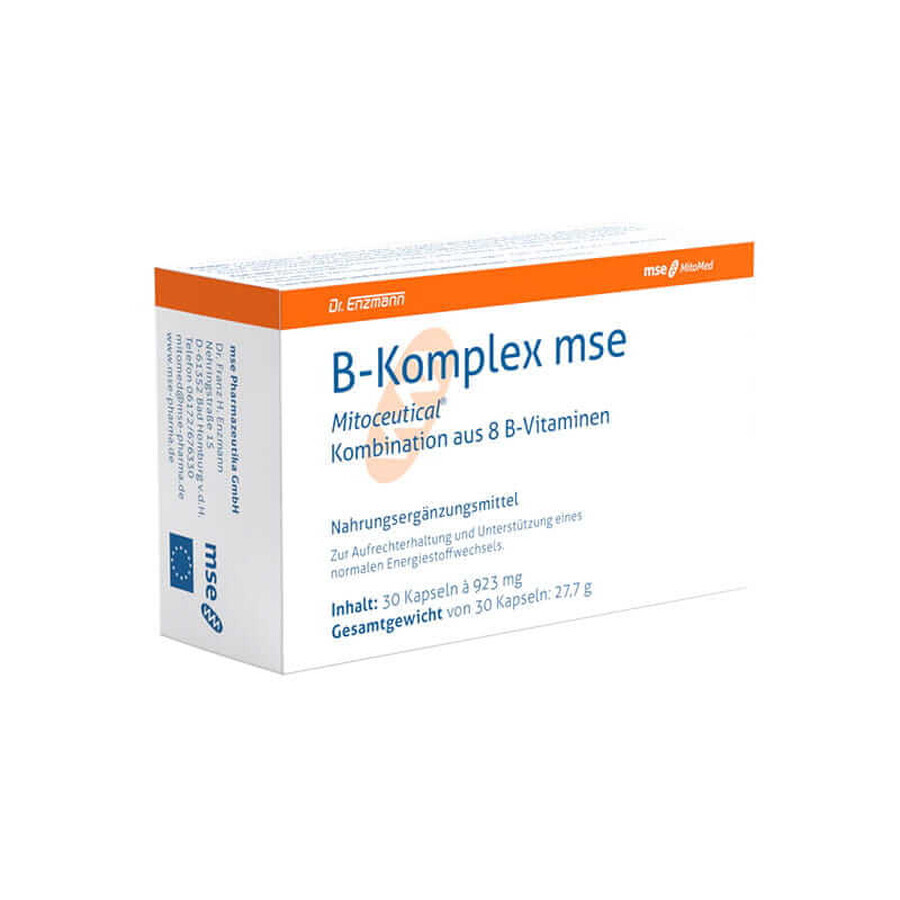 B-Complex 30 gélules MSE Dr Enzmann Dr Enzmann