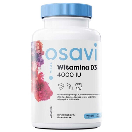 Osavi Vitamin D3 4000 IU Quali-D 120 Kapseln