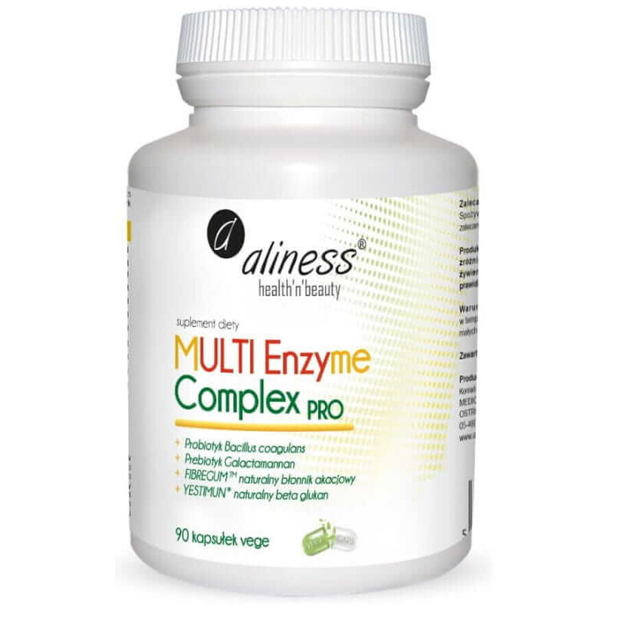 MULTI Enzyme Complex PRO Multi pflanzliche Verdauungsenzyme 90 Kapseln