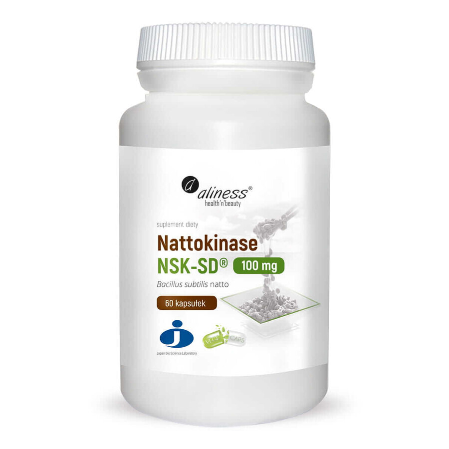 Nattokinase NSK-SD 100 mg 60 cápsulas Aliness