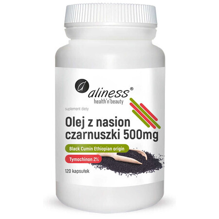 Olio di semi di nigella 2% 500 mg (120 capsule) Aliness