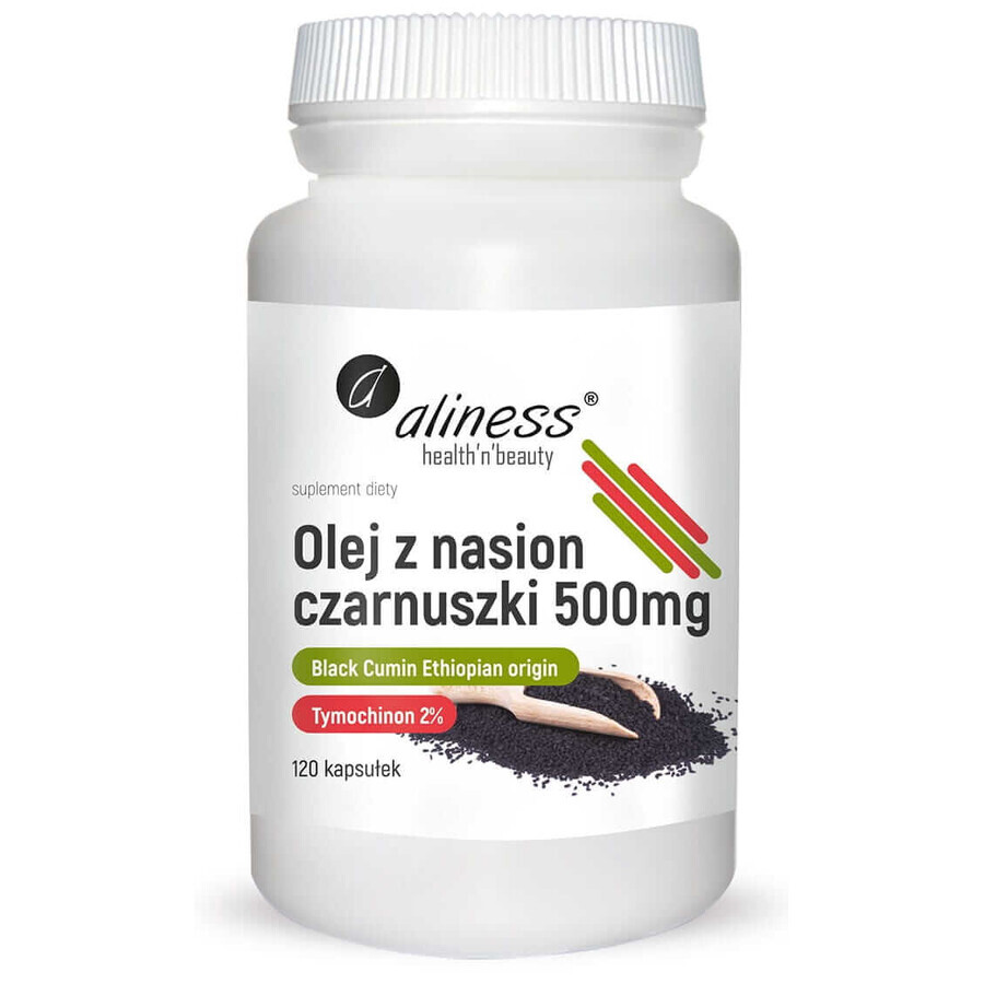 Olio di semi di nigella 2% 500 mg (120 capsule) Aliness