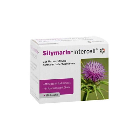 Silymarin-Intercell (suport hepatic) 120 capsule, Intercell